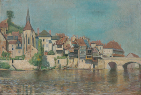 « Bord de rivière » (Argenton-sur-Creuse), Fernand MAILLAUD 